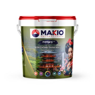 MAKIO MATOKO™ - SƠN CHỐNG THẤM MÀU SIÊU BỀN NANO